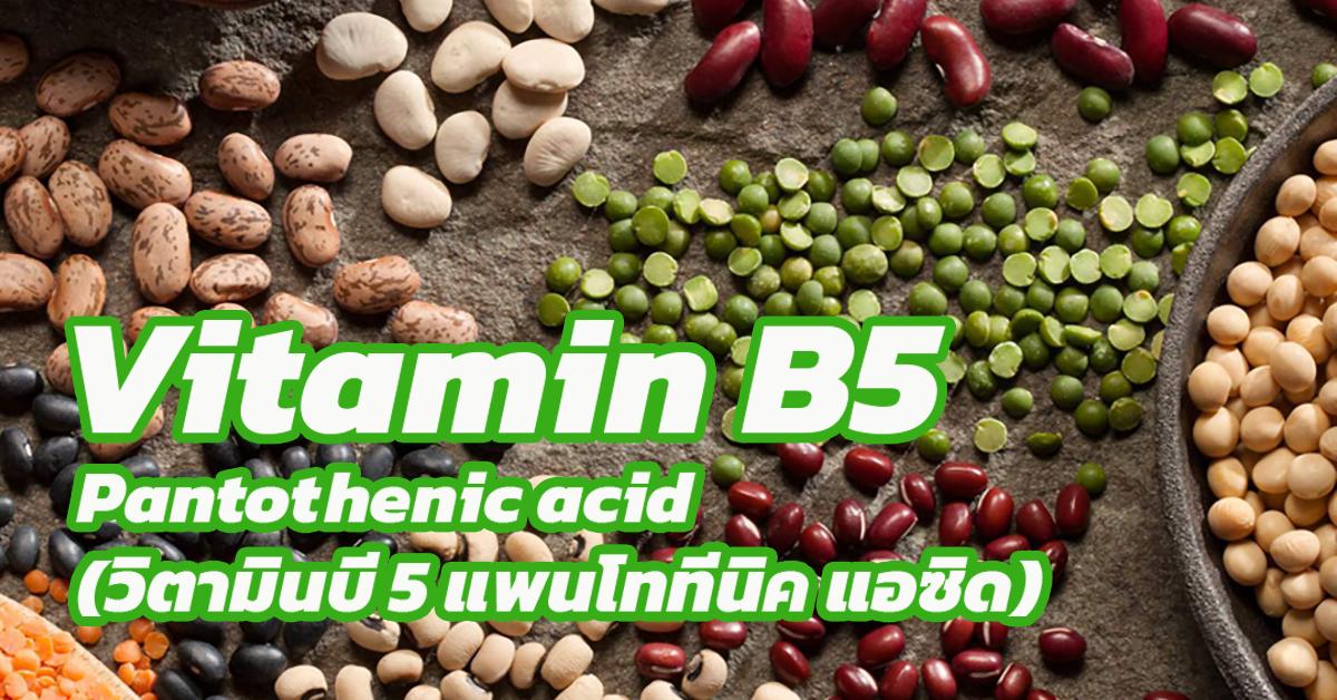 VitaminB5-Pantothenic acid (วิตามินบี 5 แพนโททีนิค แอซิด)