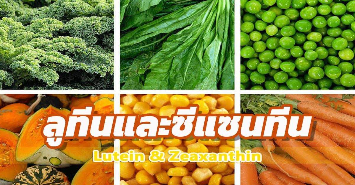 ลูทีนและซีแซนทีน (Lutein,Zeaxanthin)